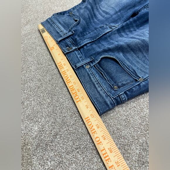 Hudson Byron 5 pocket straight zip fly jeans 32x34 dark wash rodeo western - Picture 10 of 13